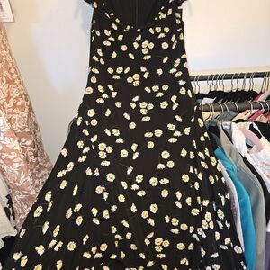 Black With Daisies KOOPLES dress